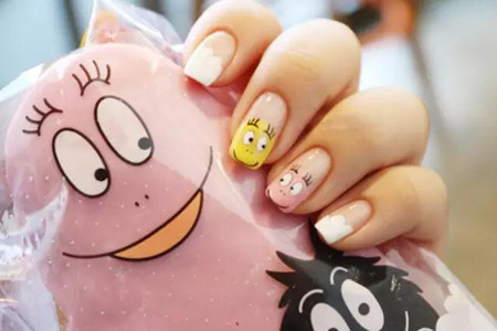 1538039706473987.jpg 清丽可爱的少女美甲,卡通彩绘简易教程