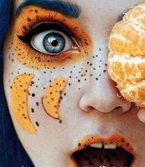 夏日水果妆 活力橙美少女
