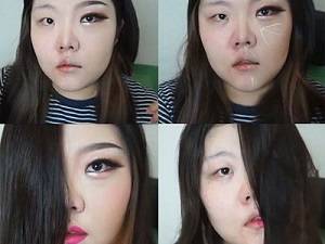 抖音上的画皮术(大眼妆教程)